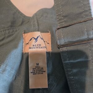 Blue Mountain Women's Green Jeans Overalls